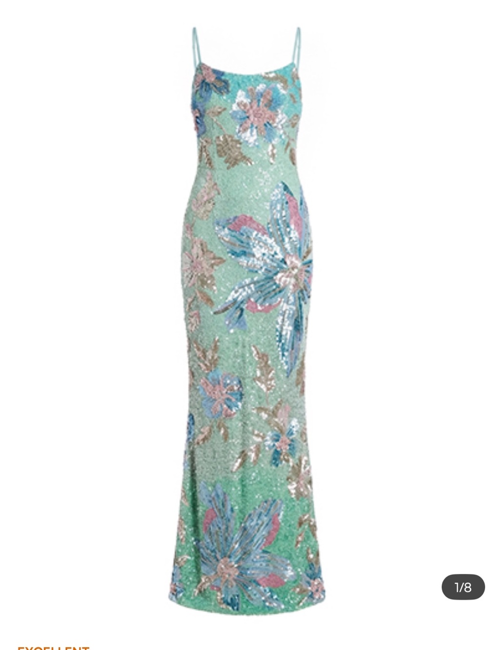 Exclusive La Fuori Cascade Floralia Embroidered Gown